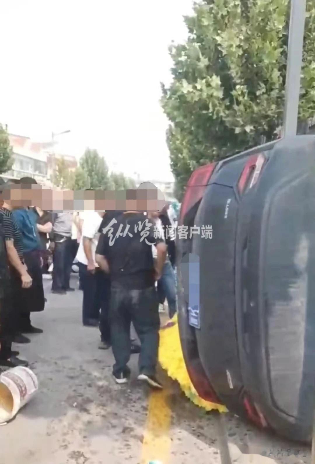 “儿子肯定不是亲生的！”山西晋中，夫妻吵架，男子突然驾车撞向自己丈母娘的店铺，最