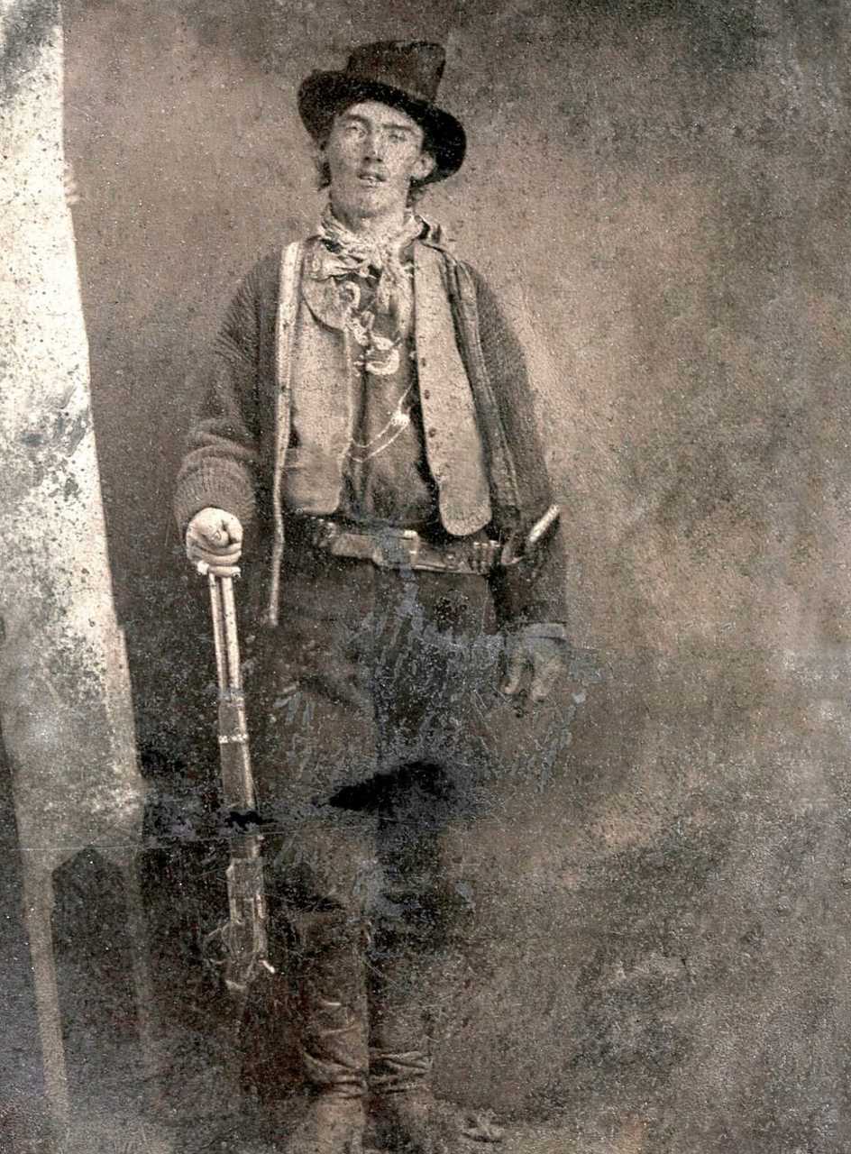 【来自投稿】图一 美国西部传奇枪手比利小子 （1859年11月23日-1881年