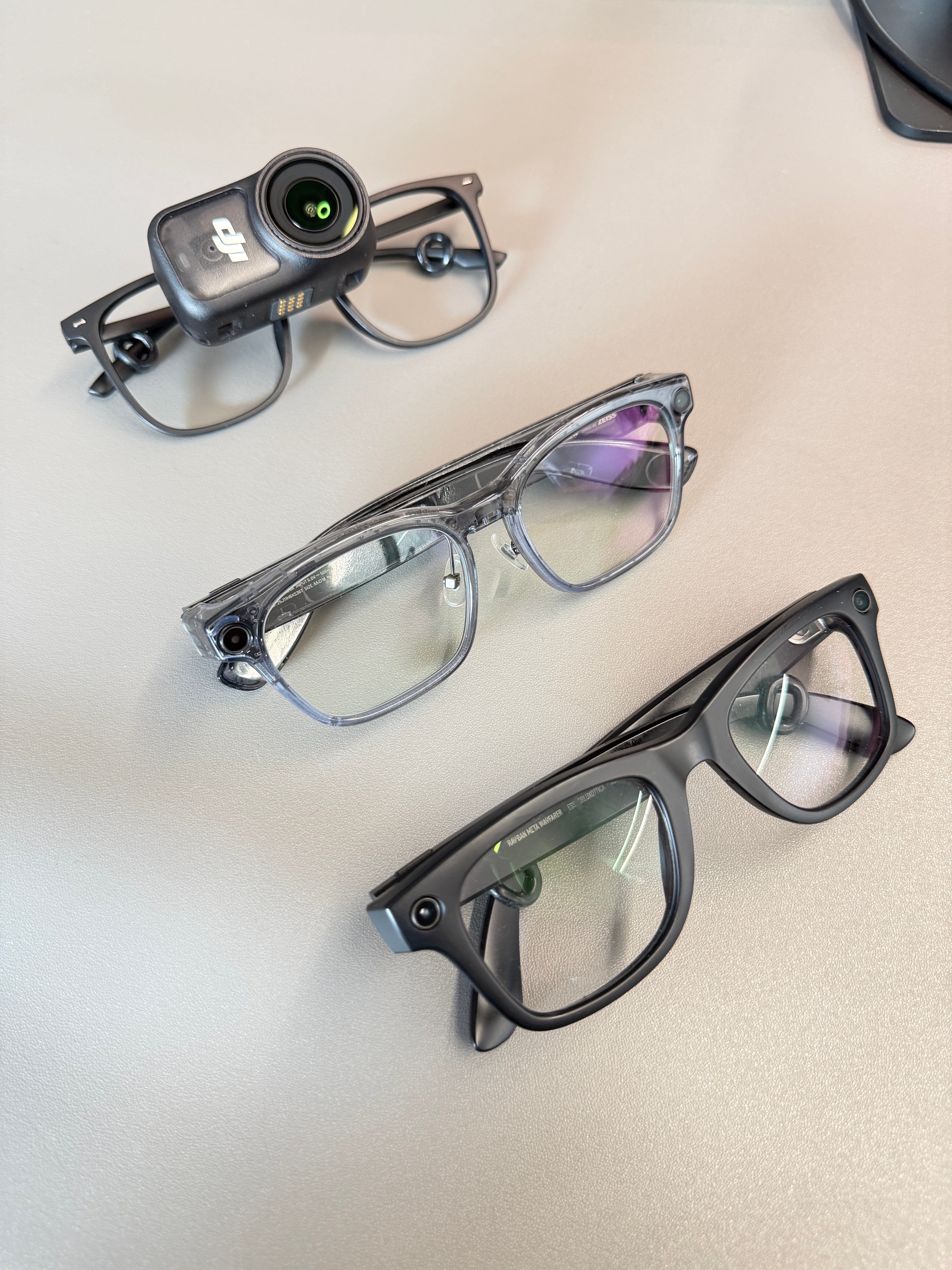 我的三幅录制眼镜！