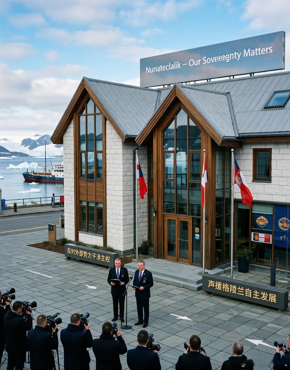 加拿大、法国6日在格陵兰岛首府努克开设领事馆，公开反对特朗普控制该岛的企图，声援