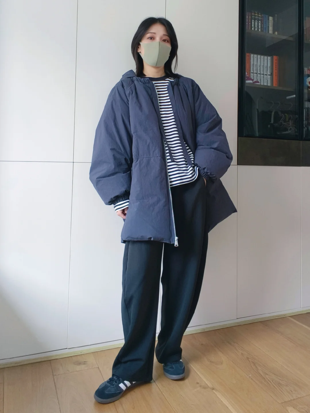 舒适的羽绒服包裹住我周五愉快的心
