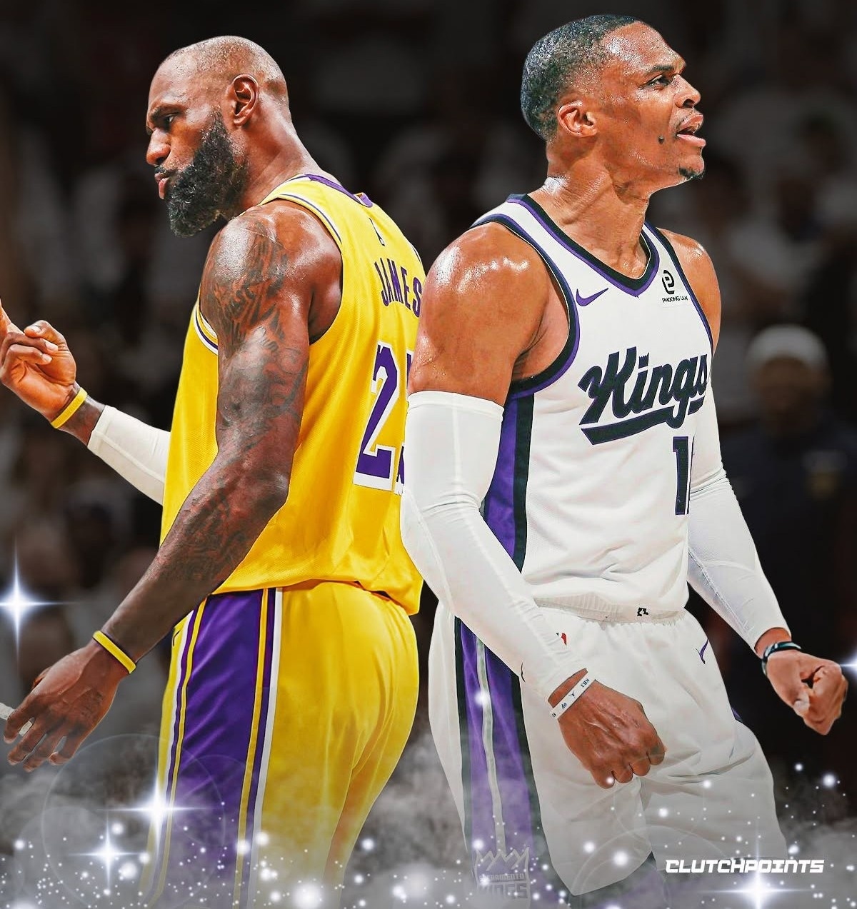 NBA 威少和詹姆斯是NBA历史上仅有的两位职业生涯同时达成25,000分和10