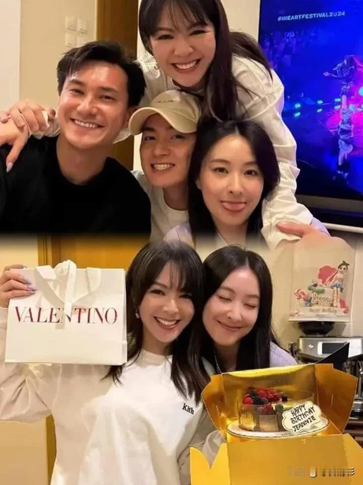 TVB力捧小花獲圈中好友慶生，幾人因戲結緣，壽星女神味十足