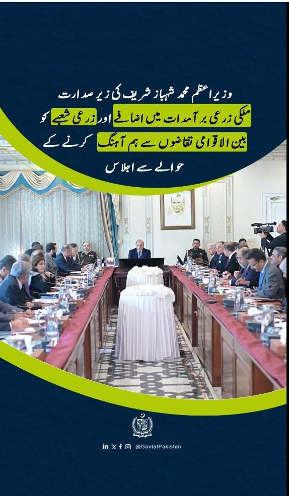 巴基斯坦：由总理穆罕默德·谢赫巴兹·谢里夫担任主席，以私营部门专家为基础成立的工