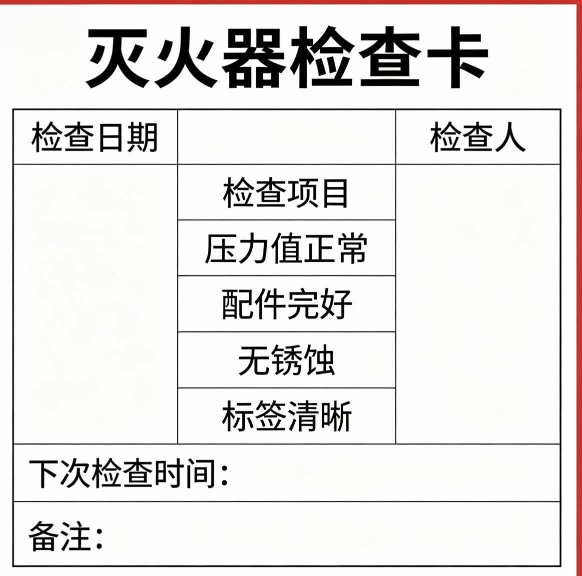 每月都勾“正常”的灭火器检查卡，在专家眼里就是一张废纸

我看很多企业安全员很“