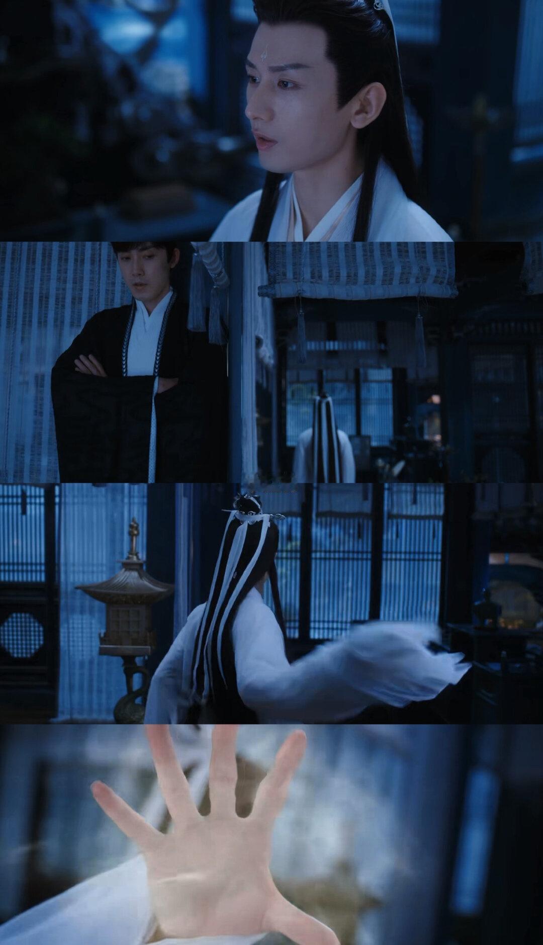 心软的神
第一次和余墨见面的应渊探出了他是九鳍遗孤，谈到创世之战时应渊眼眶竟然湿