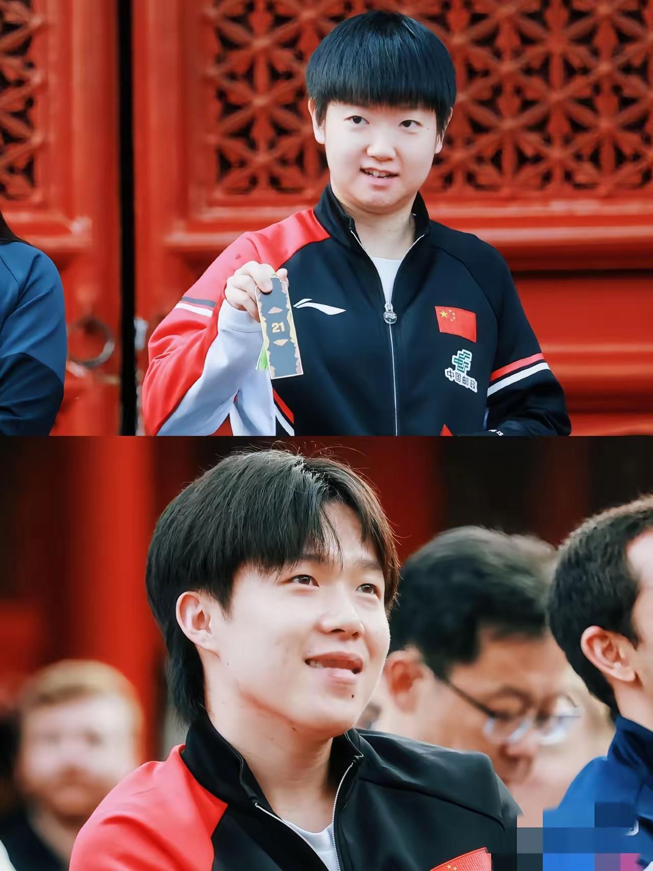 这下出名了
不仅球迷知道了，而且全国人民都知道了，孙颖莎简直是王楚钦的“小福星”