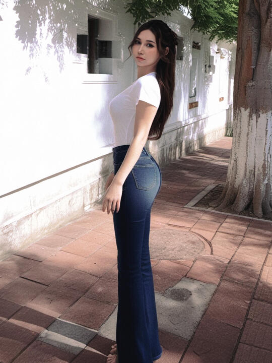随便一拍都好看的牛仔裤👖