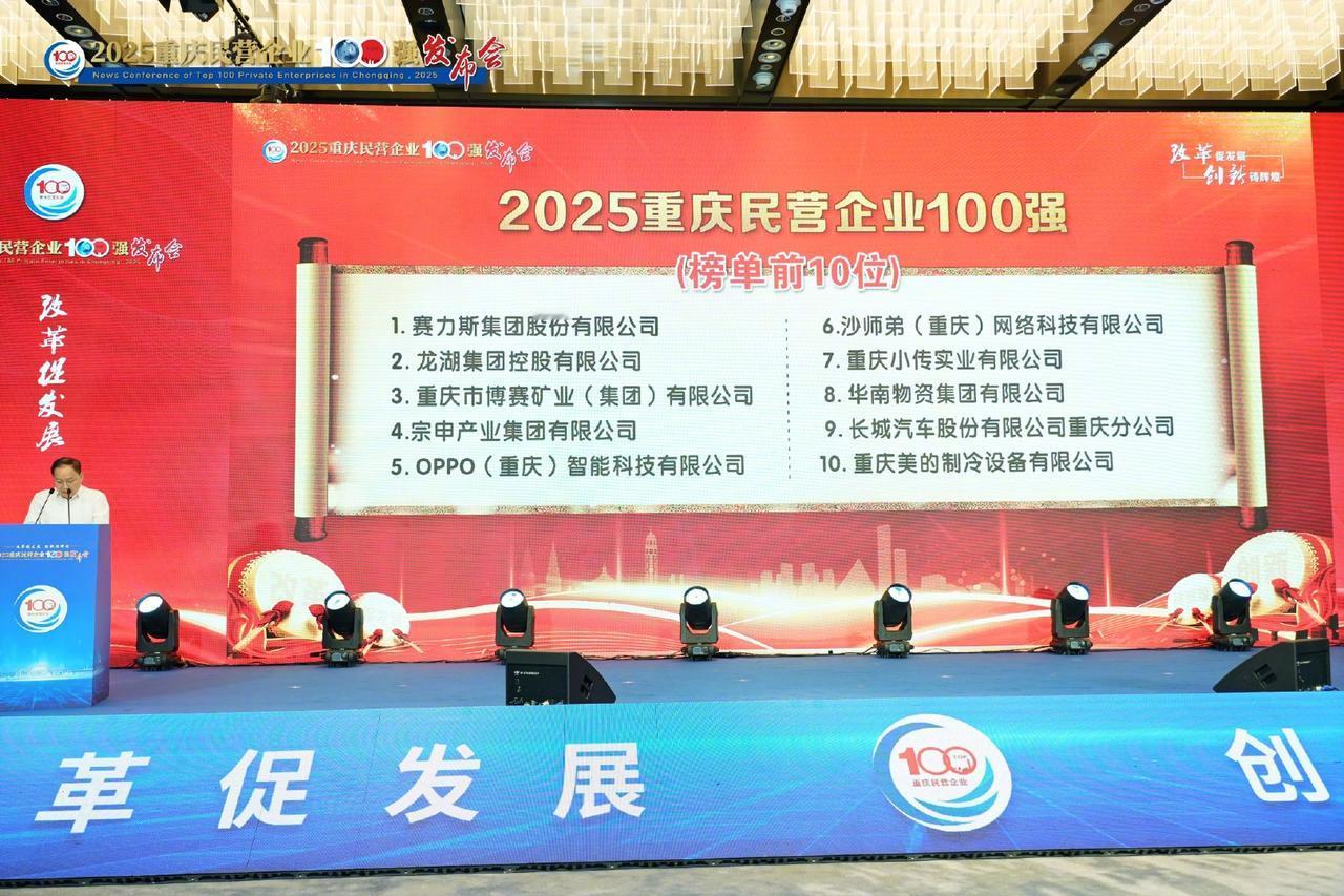 “躺赢”的滋味真好！赛力斯登顶重庆民营企业100强第一名！

根据2025重庆民