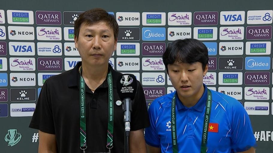 赛前的愿望都实现了😅越南U23主帅金相植赛前表示希望决赛能对阵韩国，越南媒体则