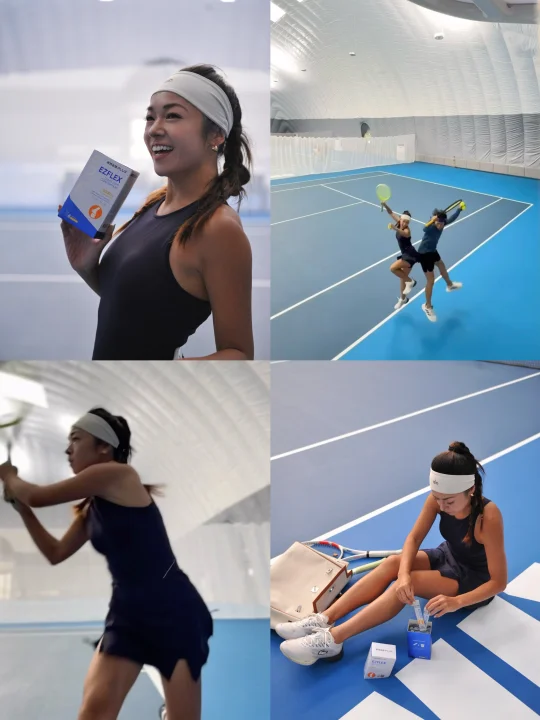 看看网球女孩保养身体的小秘方