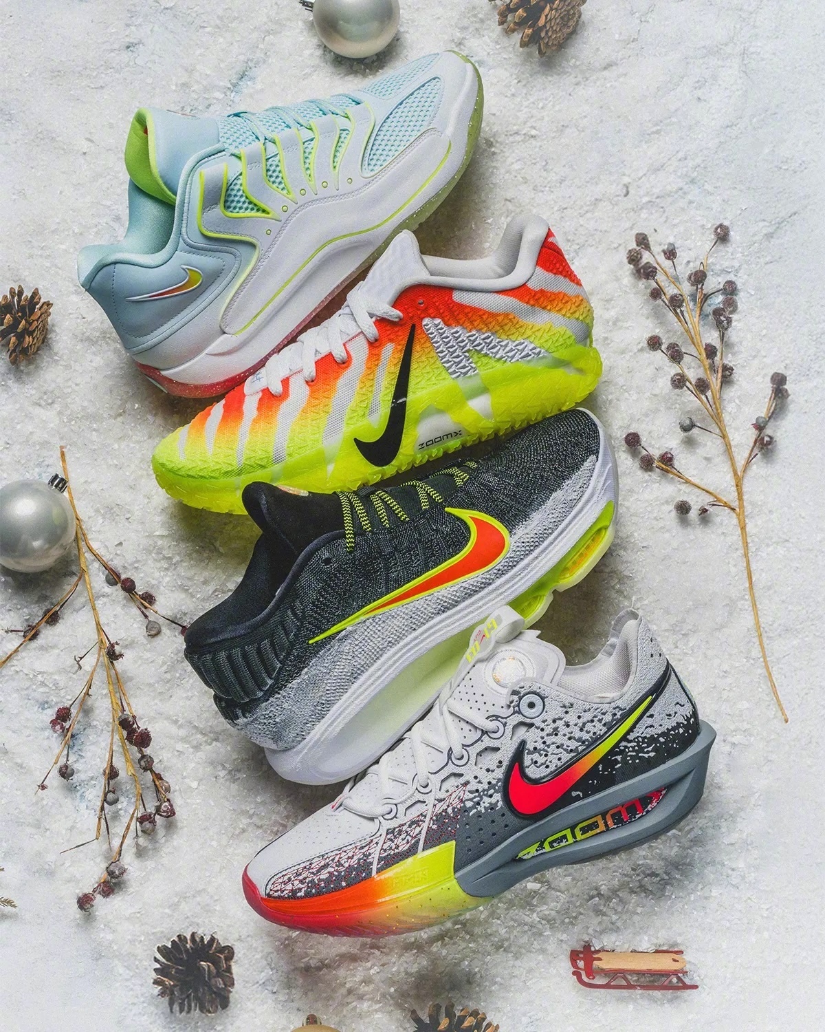 Nike Basketball「Christmas」耐克篮球发布「圣诞」系列鞋款