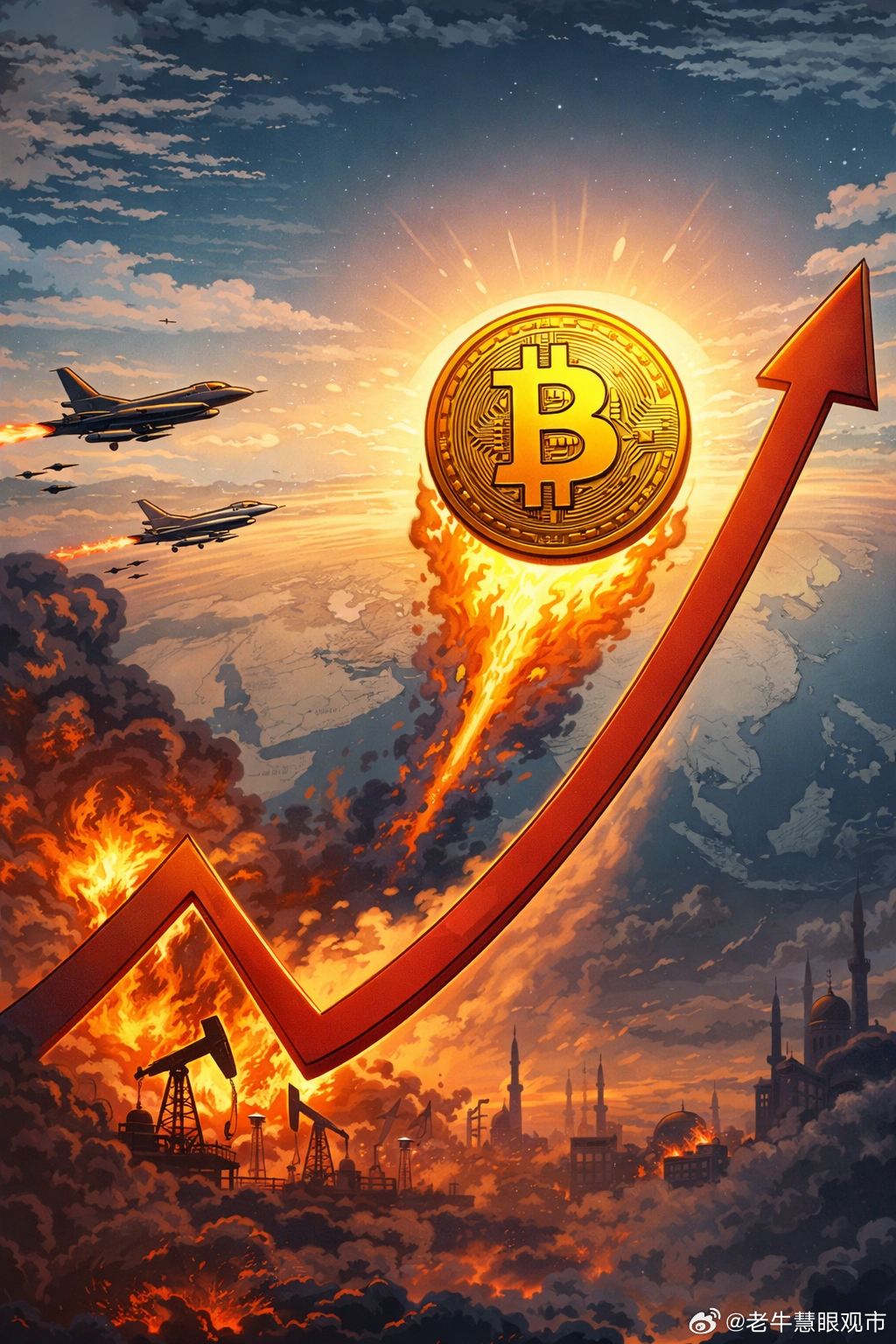 比特币成了周末唯一的情绪盘口：V型反转背后，周一风险偏好真要回来了？当全球主要市