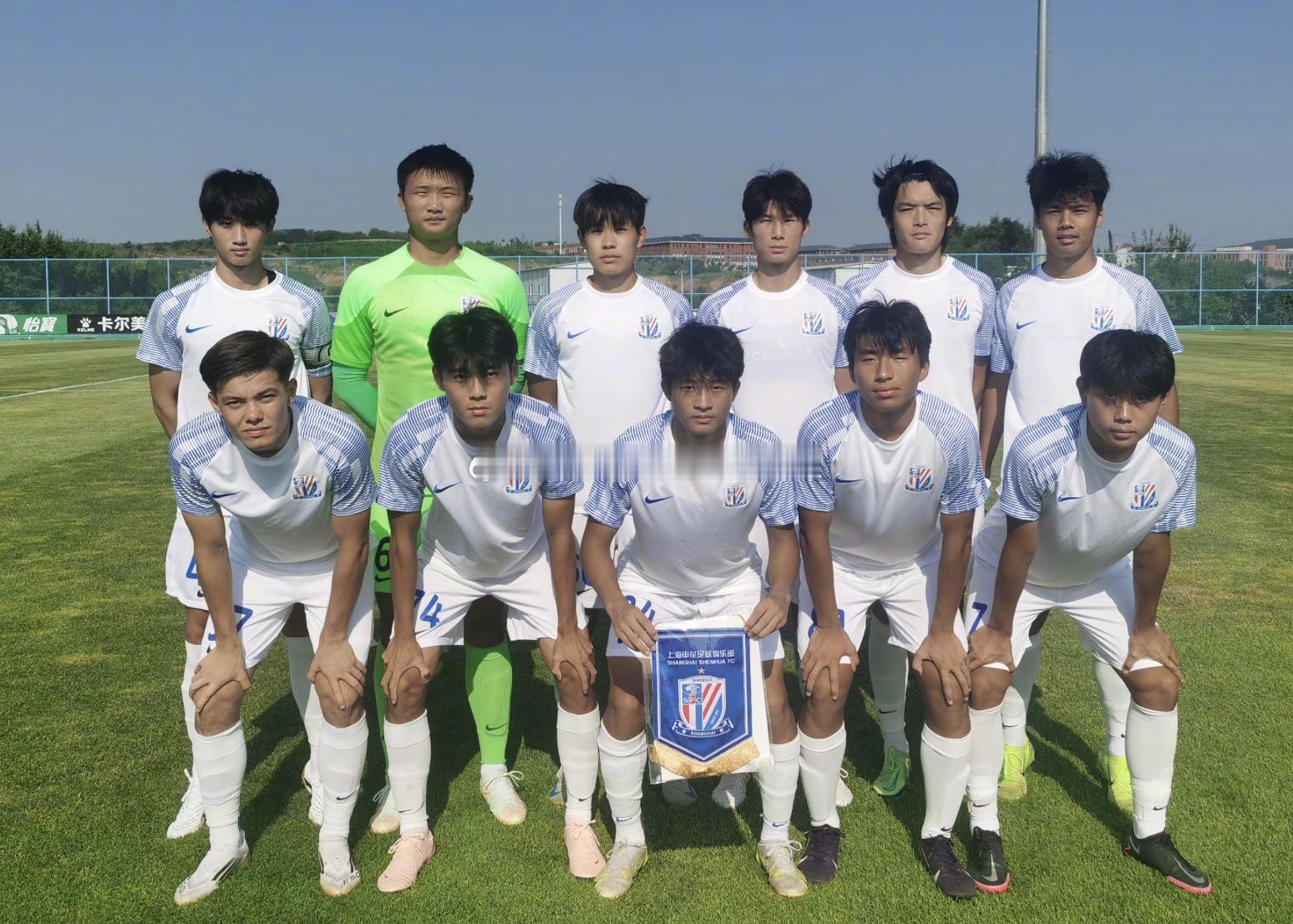 U21联赛 上海申花10-0大胜兰州陇原竞技 申花混血球员王汉龙第19、33、4