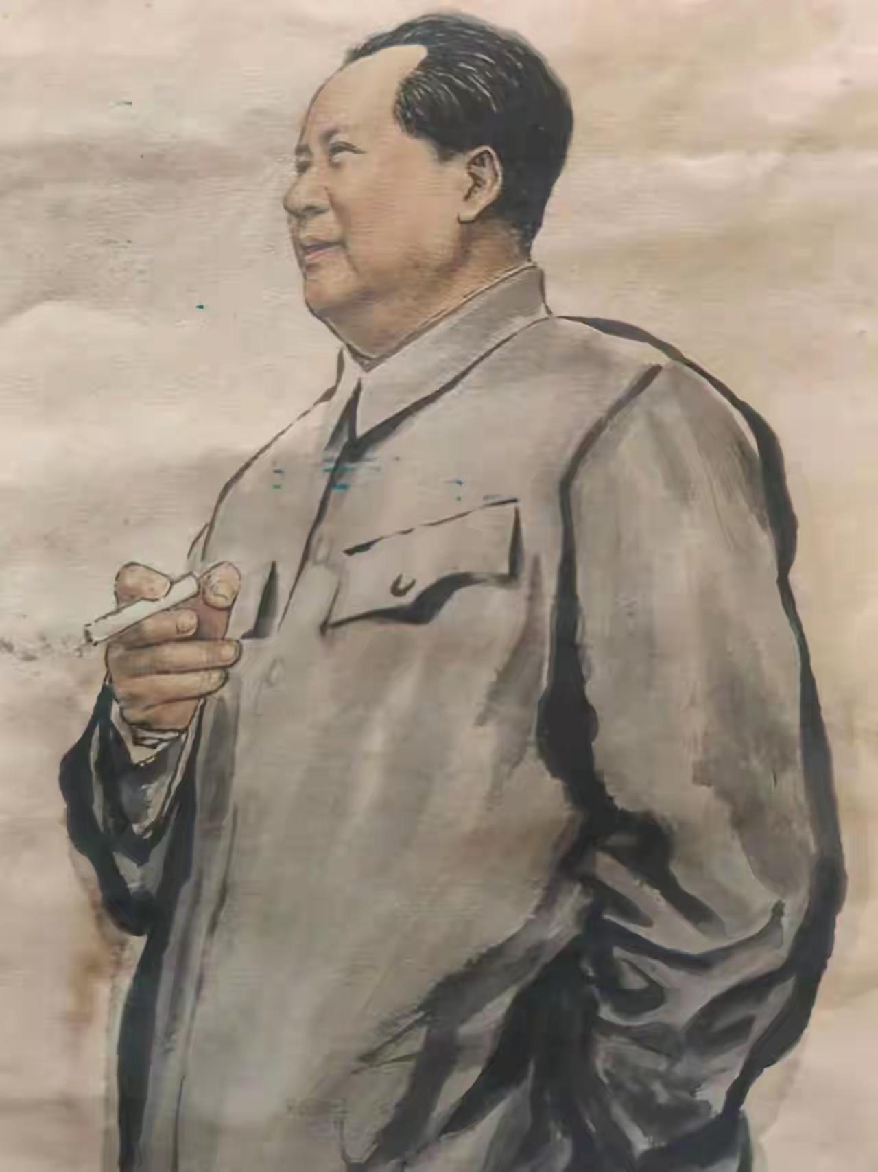 高大魁梧气宇不凡，
顶天立地扭转乾坤，
换天换地笑谈，成吉思汗只会弯弓射大雕！