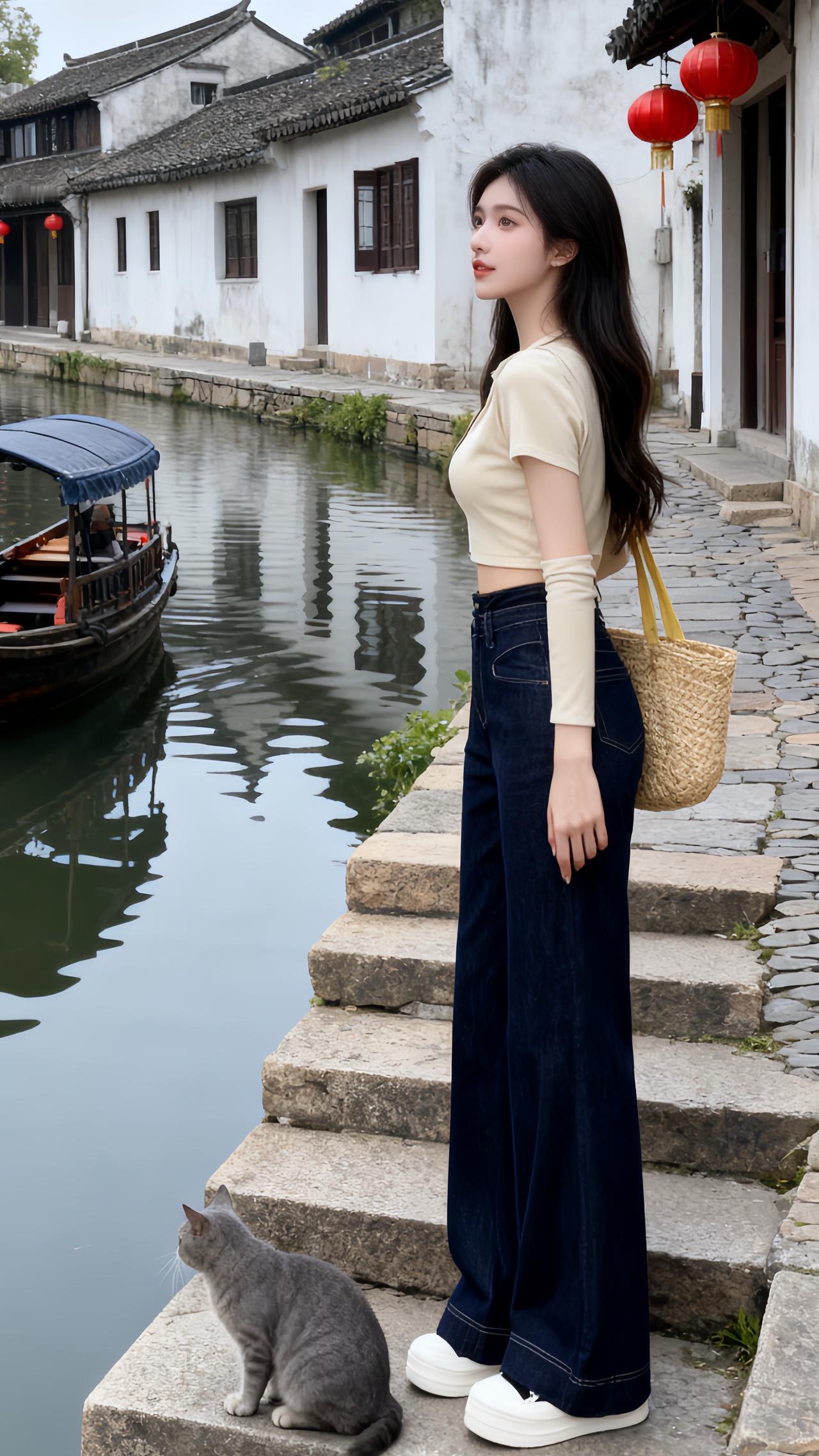 牛仔裤 高级穿搭 ootd穿搭 时髦穿搭 时尚感穿搭