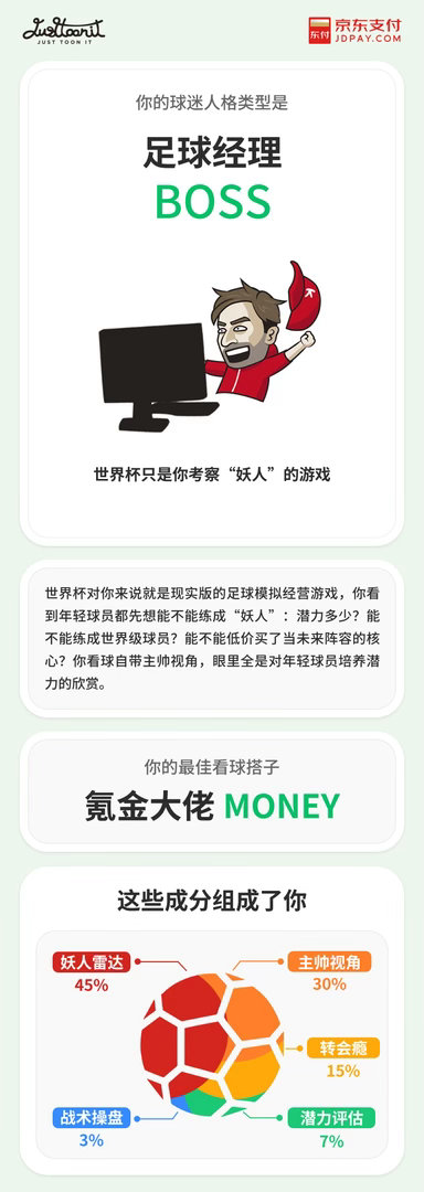 建议大家对钱要有概念不管你是“省钱王者”还是“氪金大佬”，看球别上头。JD搜SJ