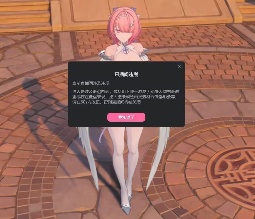 【3z】角色一露全直播间就被封，玩家居然还挺自豪 