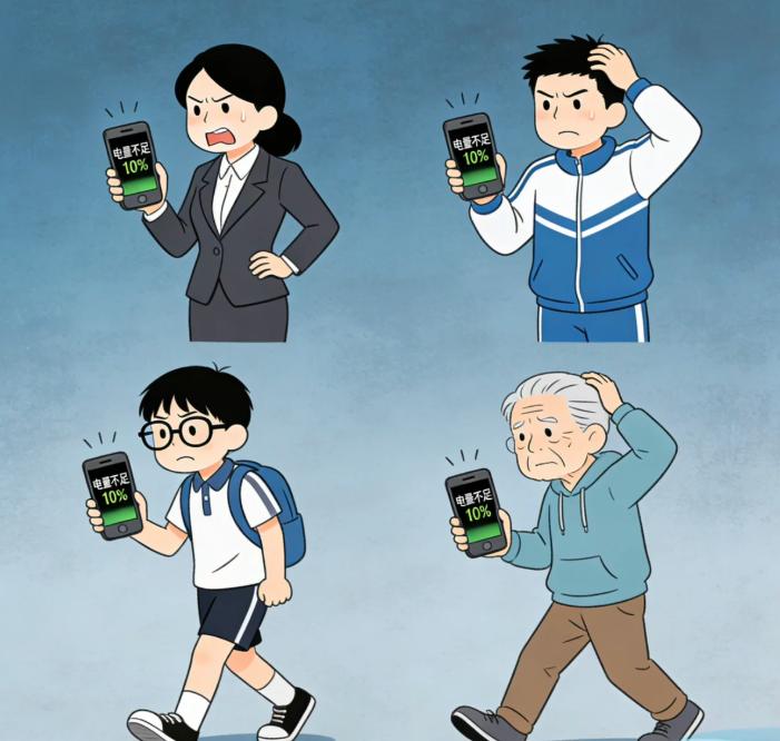 手机电量一红，许多人心里就像警报拉响。外卖还没点，导航还在跑，电话随时可能来，手