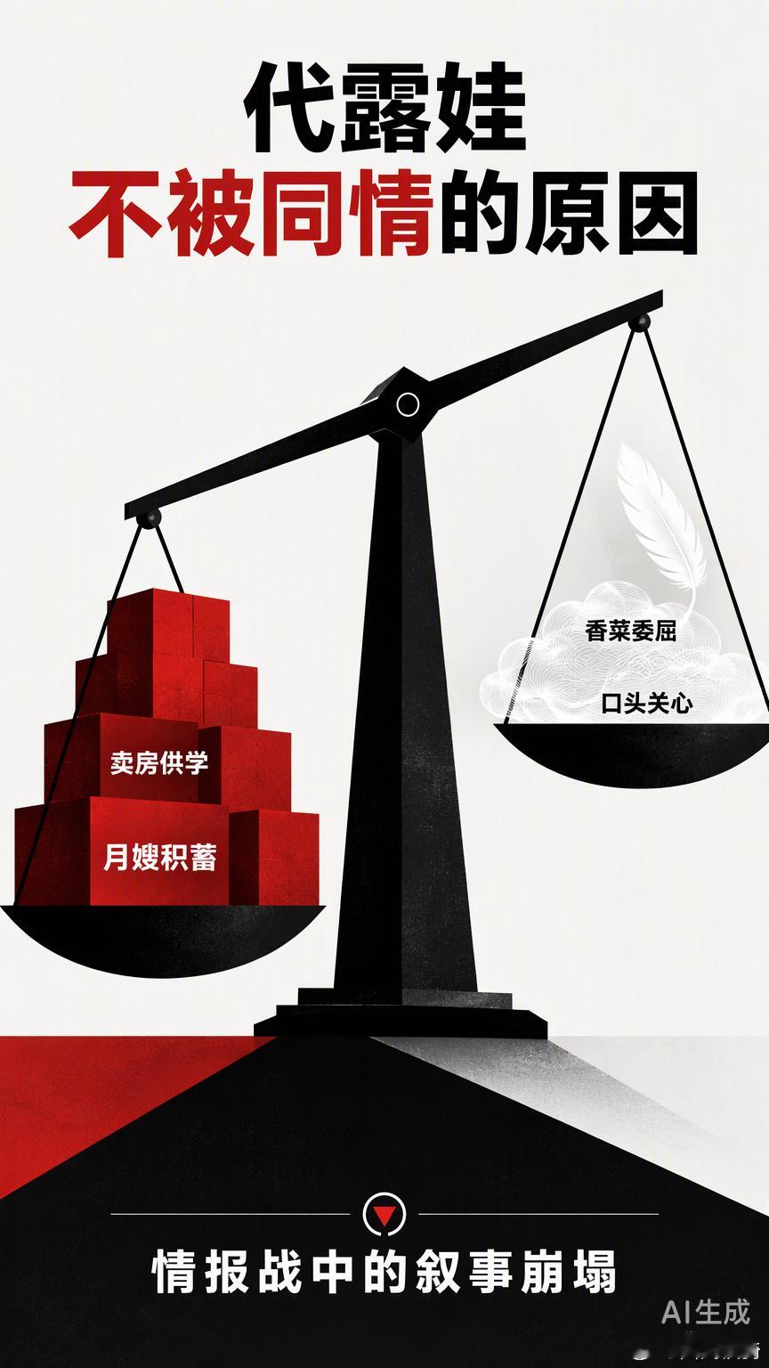 代露娃这波舆论反噬，本质上是不懂感恩，没有一个感恩的心。她试图通过剪辑放大情感创