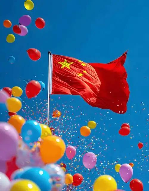 普天同庆迎国庆，灯火万家贺盛世🇨🇳
愿山河无恙，祖国繁荣富强。
也愿我们普通