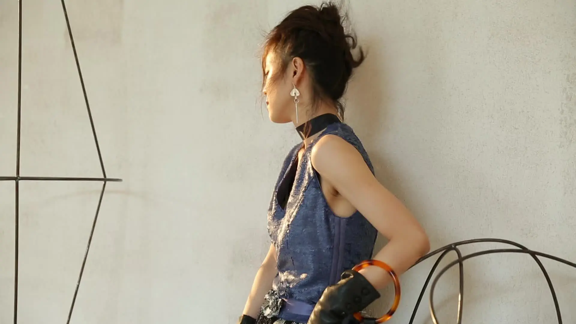 早期棚拍花絮 明明身材颜值演技都是顶级，为什么就是不火呢