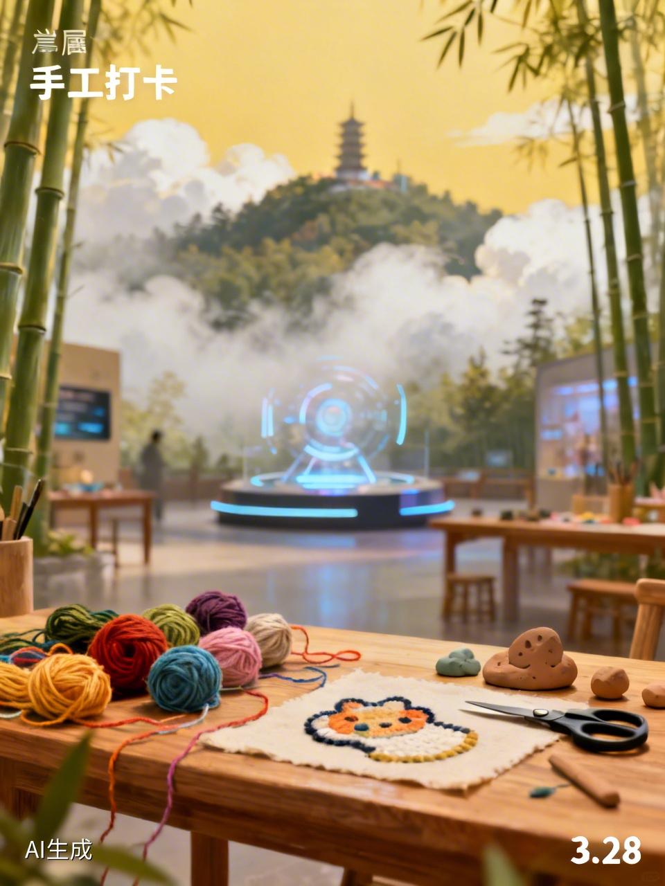 同一天，还有不少活动值得关注。潍百&卡萨帝非遗守护之旅万事俱备，非遗体验、科技展