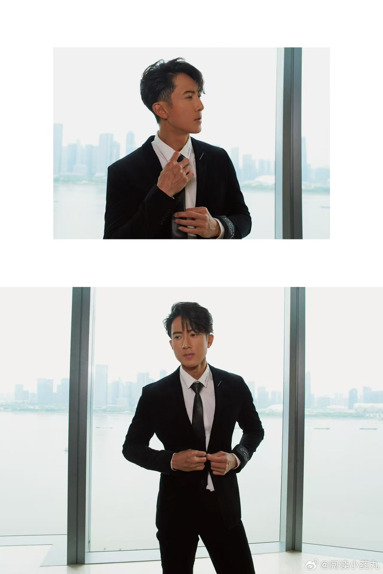 吴尊新中式造型出发巴黎男装周 岁月沉淀出的从容与贵气，全藏在这身新中式里了。吴尊