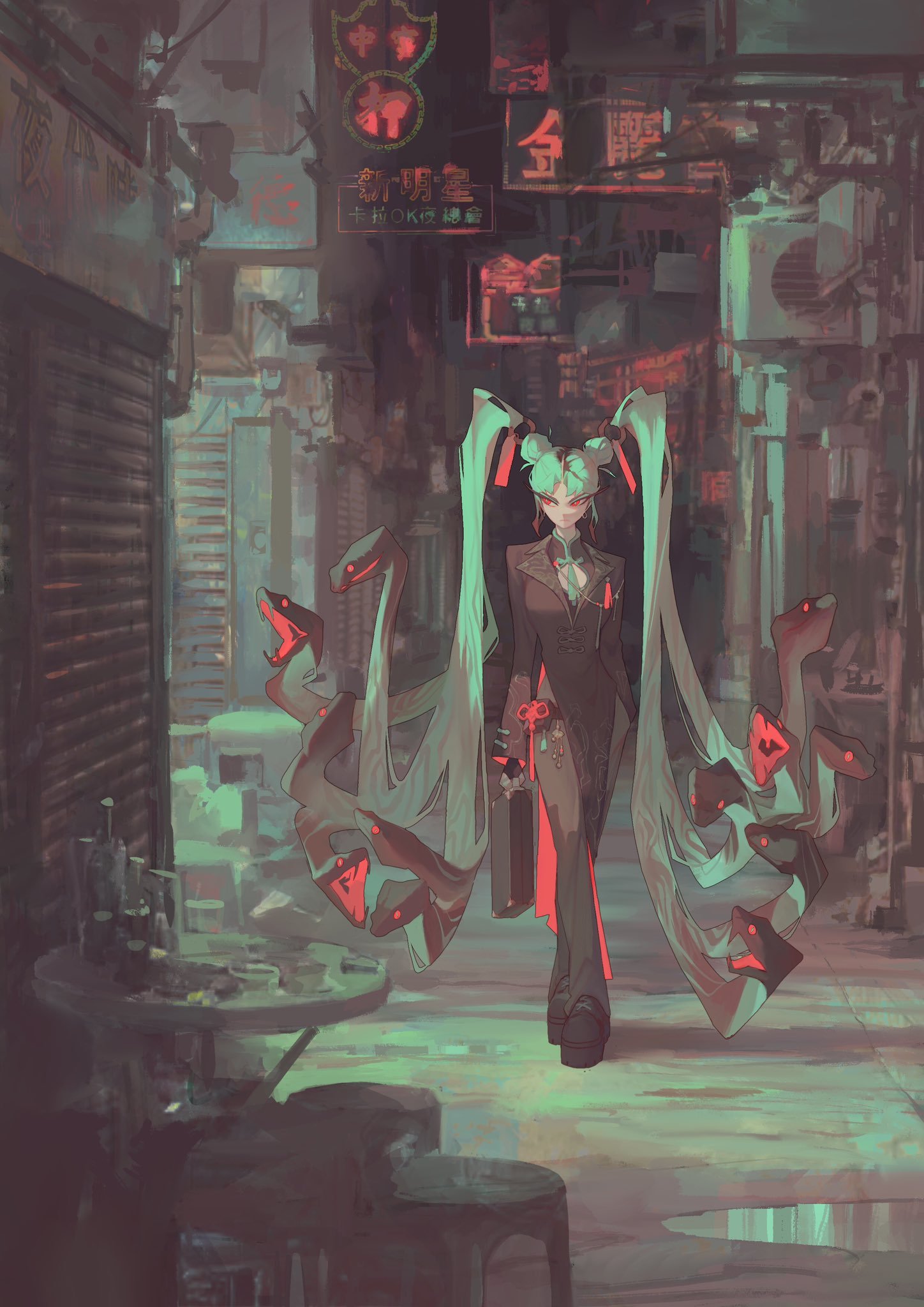 medusa miku🧧 初音未来  跨次元群星闹新春  ᝰ.ᐟ𝗔𝗿𝘁?