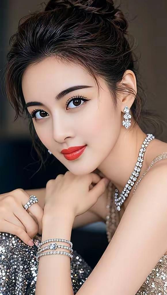 珠光宝气，微笑如花