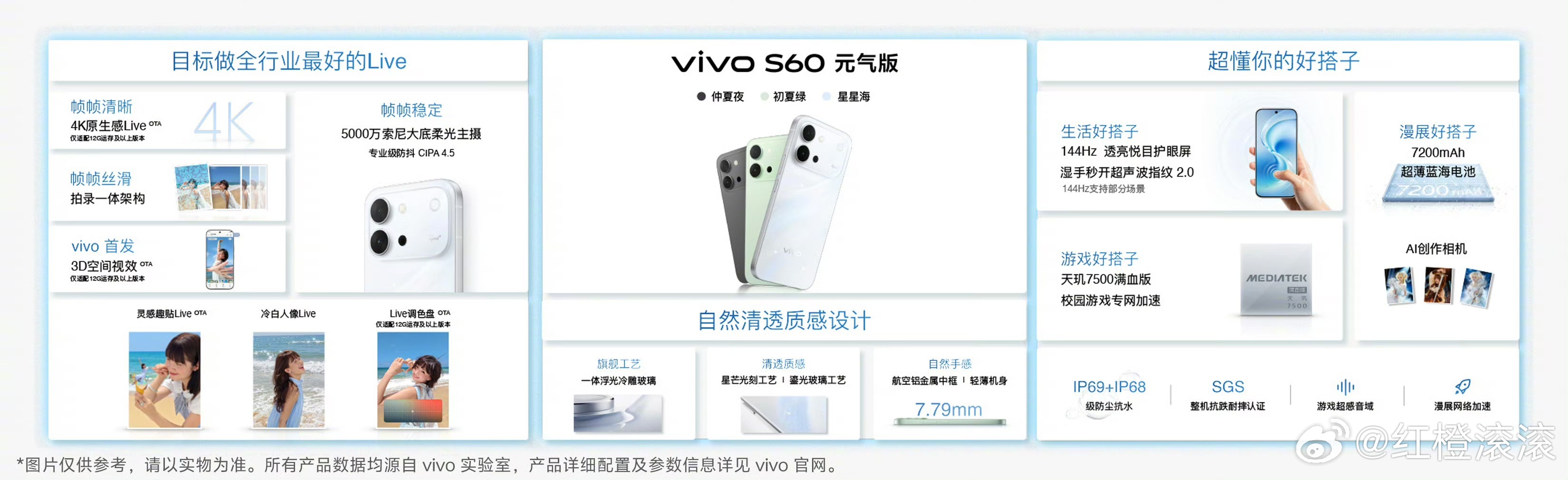 vivo S60 系列预售开启，6月3日正式开售！绿绿的好好看捏！📱标准版价格