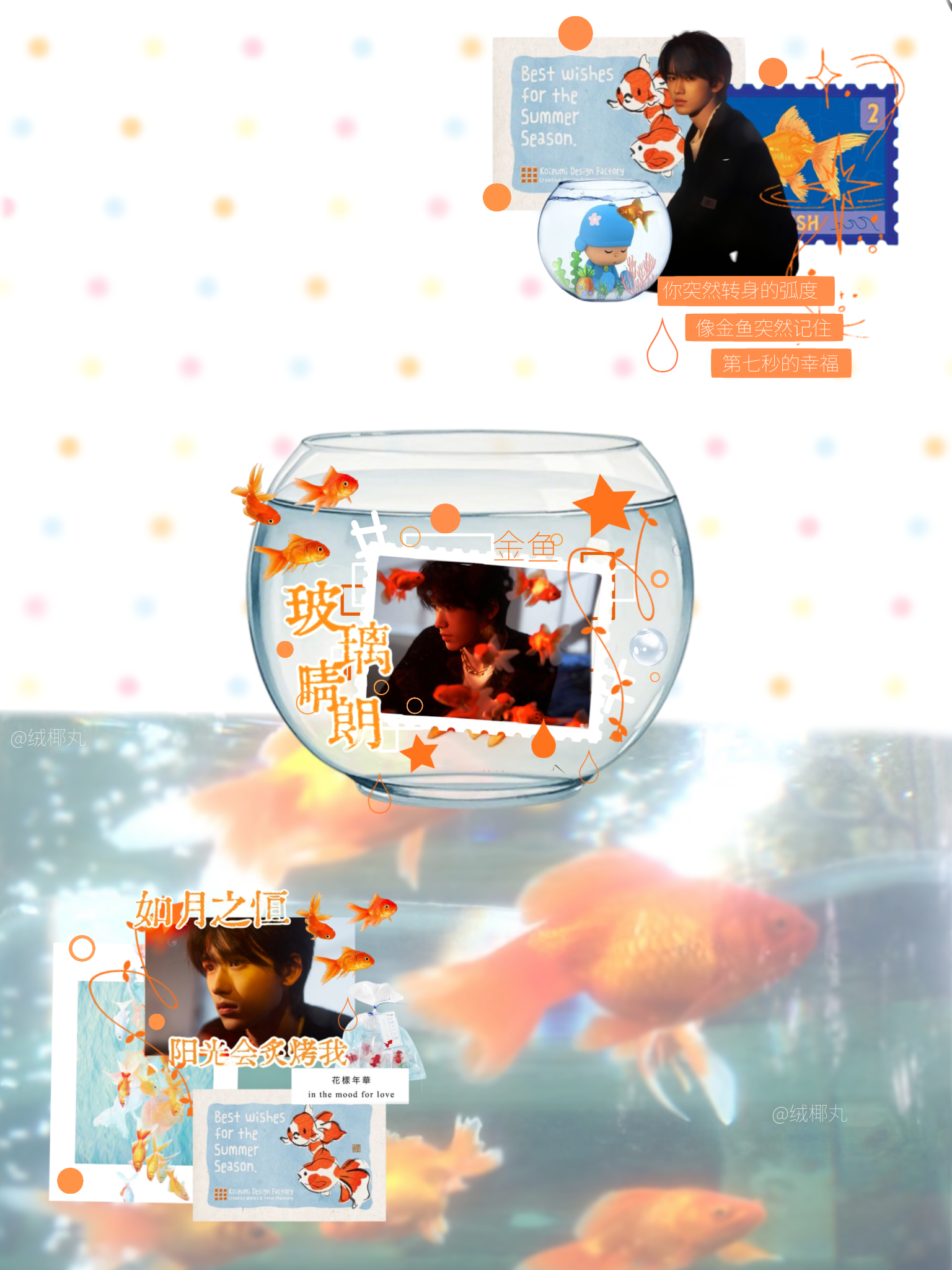 宋亚轩  🧡宋亚轩声生不息 *拼贴需要你，我是一只鱼🫧