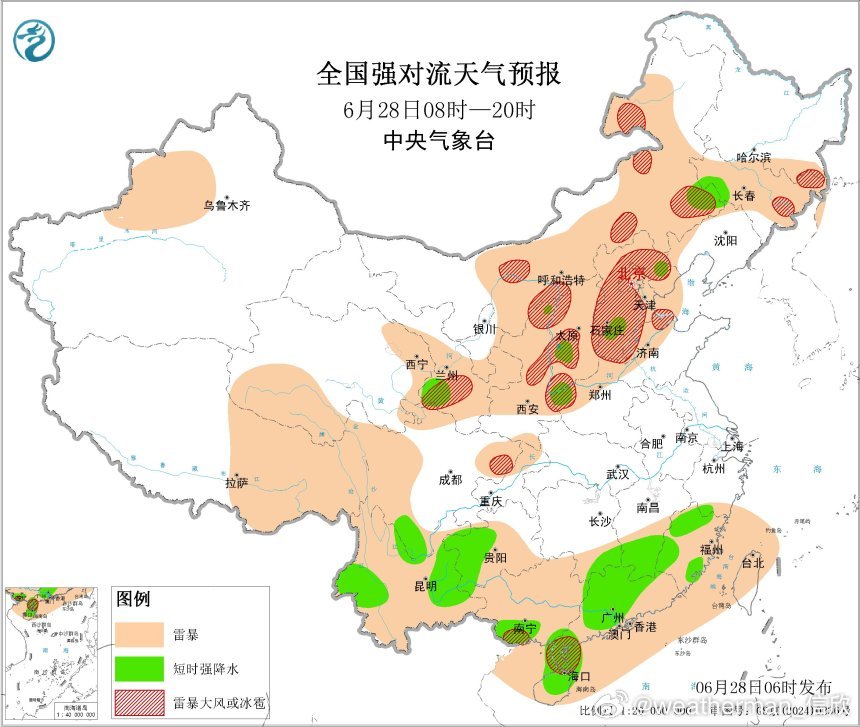 【“下开水”】今天在河北南部、山东西部、河南北部、海南部分地区，可能先出现高温，