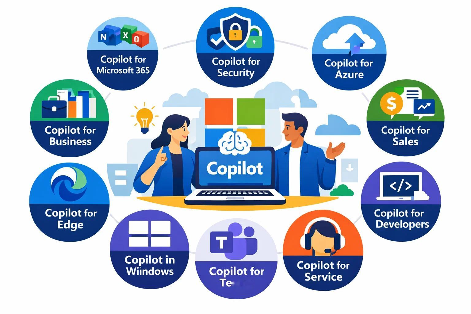 据不完全统计，微软目前拥有十余款不同定位的 Copilot 产品，覆盖消费者、企