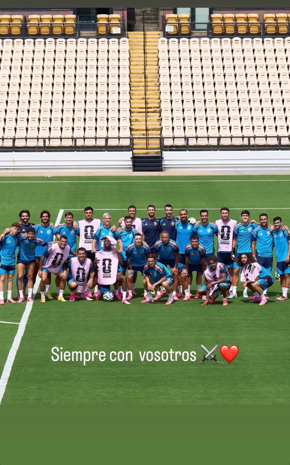 西班牙世界杯决赛前全队大合影❤️🇪🇸西班牙vs阿根廷世界杯