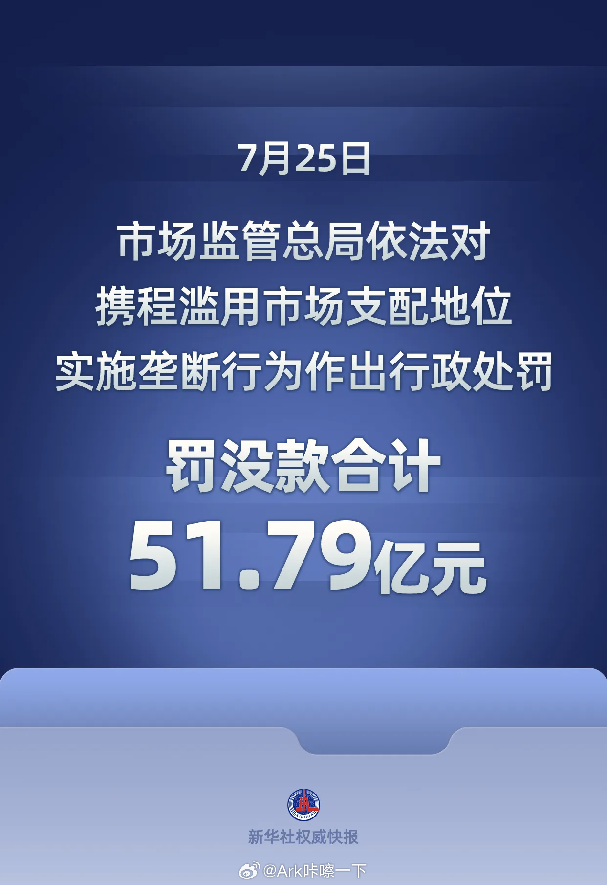 携程被罚51.79亿携程自己作的，也给其他企业提了个醒，别狂！ 
