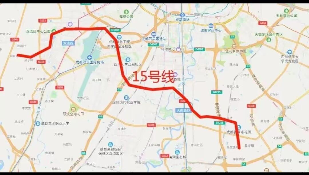 成都15号线开通的利弊

成都地铁15号线目前仍处于远期线网规划阶段，暂未纳入国