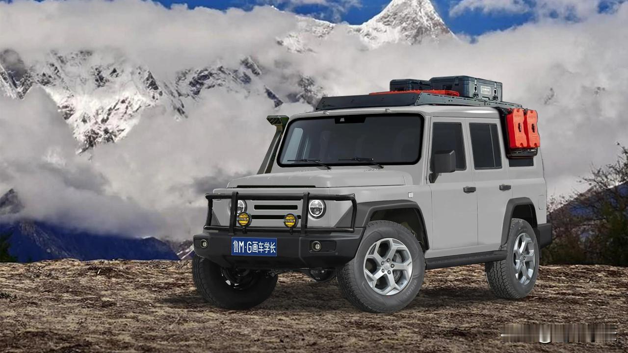 全新北汽BJ212越野改装涂装效果，沙漠黄、丛林绿特别经典，白色和灰色更耐看，红