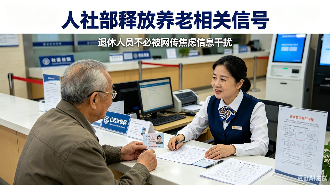 人社部释放养老相关信号，退休人员不必被网传焦虑信息干扰
 
不少退休长辈刷短视频