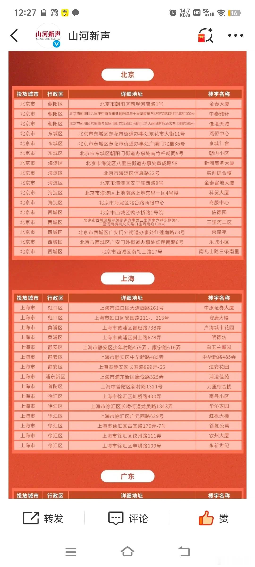 吴磊新杂志给吴磊投放1000➕地广 ，都是北上广寸土寸金的地方。电影票房扑了，马