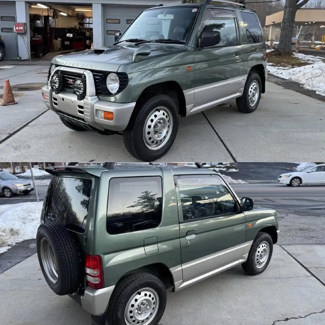 1998年上市的三菱Pajero Mini VR-I，是把“大车精神”浓缩到轻巧