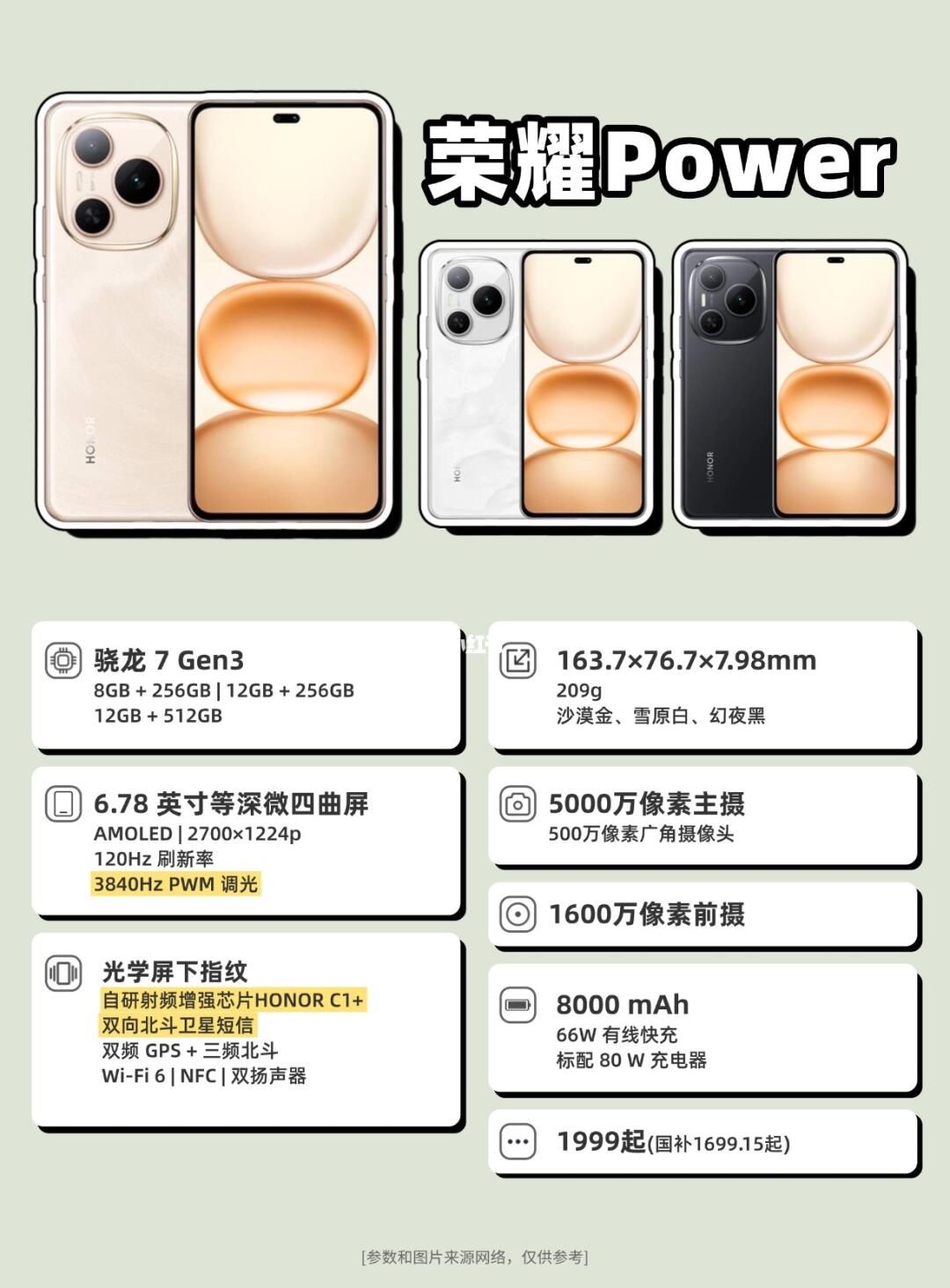 荣耀Power电池很大，但性能有限