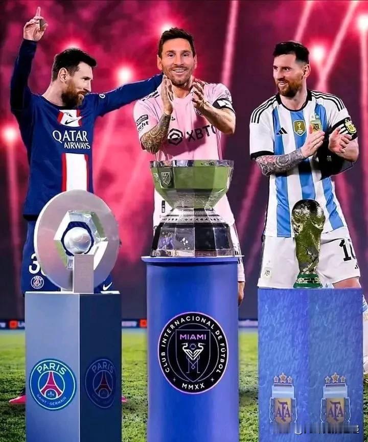 🚨 莱昂内尔·梅西在 22-23 赛季：

👉 与阿根廷：

- 世界杯奖杯