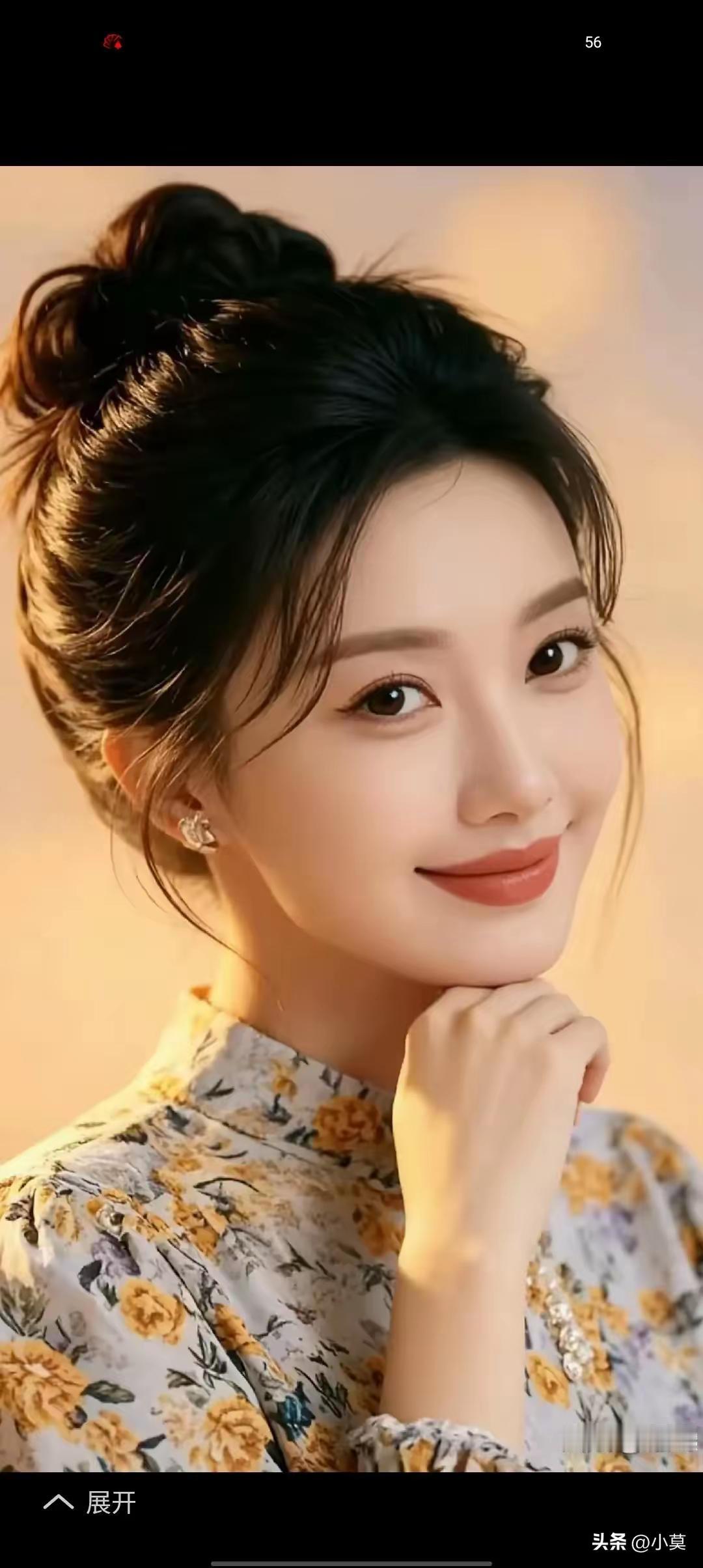 五官端正，微笑迷人