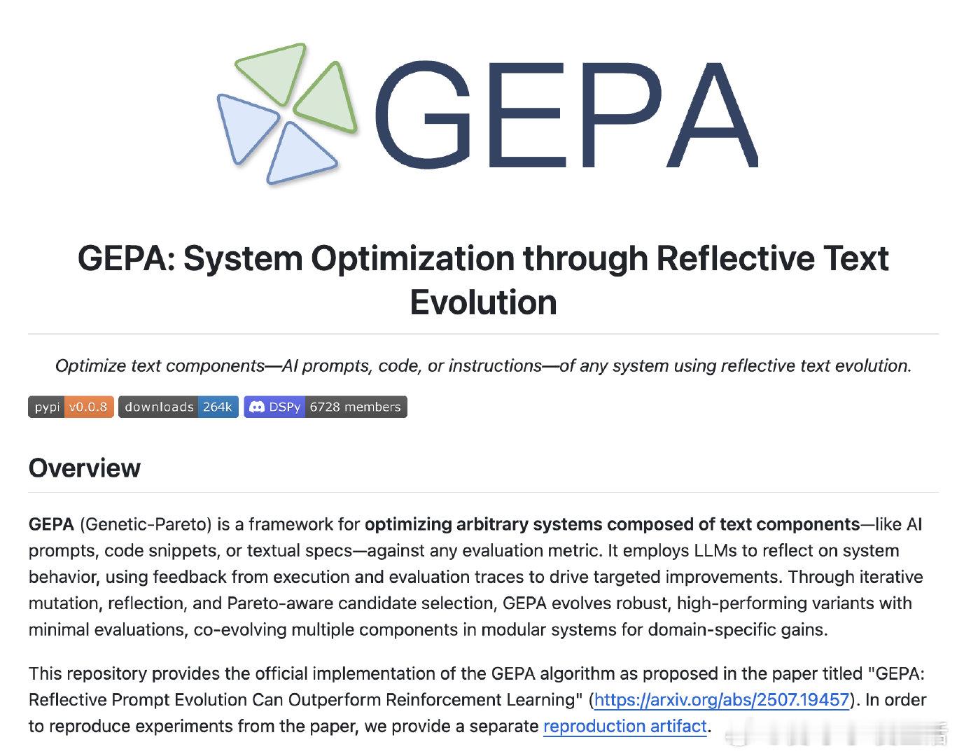 GEPA：创新性提示词优化器，用反思驱动的文本进化，超越强化学习的系统优化新范式