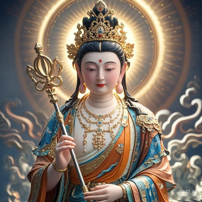 遇见文殊菩萨，一定行大运，许愿真的很灵！ 🙏🙏🙏 十二星座菩萨观音菩萨观音