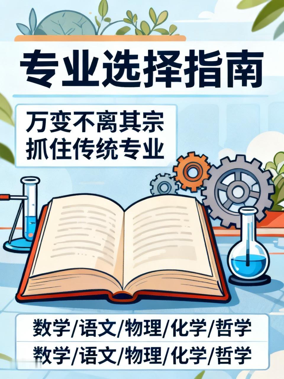 不少家长在选择专业时颇为纠结
只需牢记一点
万变不离其宗，不论文科还是理科
抓住