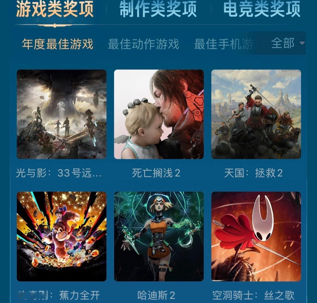 你心中的TGA年度最佳游戏是哪款今年的阵容有万众期待的大作续集也有横空出世的黑马