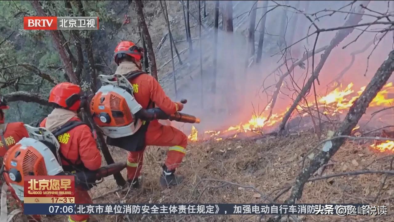 突发山火！四川3396人紧急转移，现场画面曝光：消防员逆行背影让人破防

   