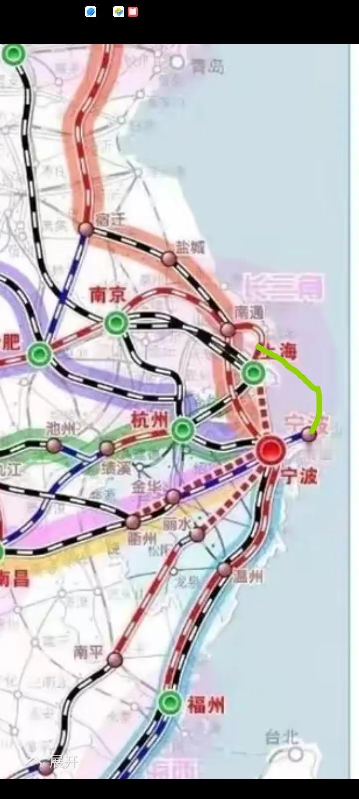 长三角到2035年完成交通一体化，世界第一发达大都市
宁波属于浙江最大交通枢纽，